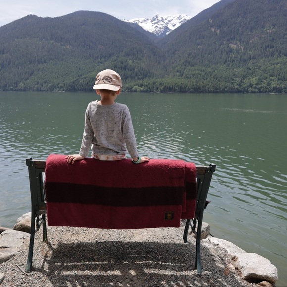 Cozy Red Throw Blanket - Picture 2 of 3